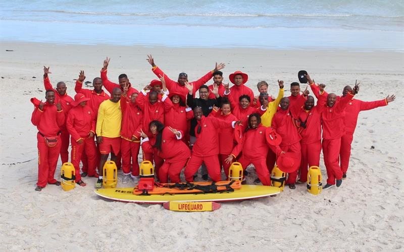 lifeguards on beach