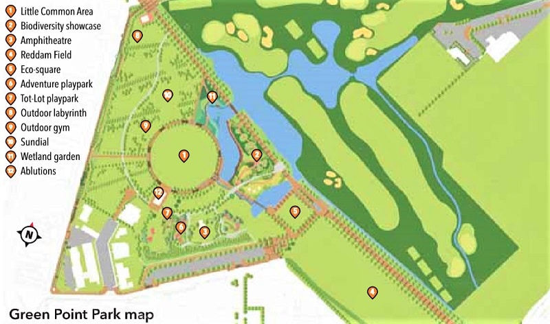 Green Point Park Map